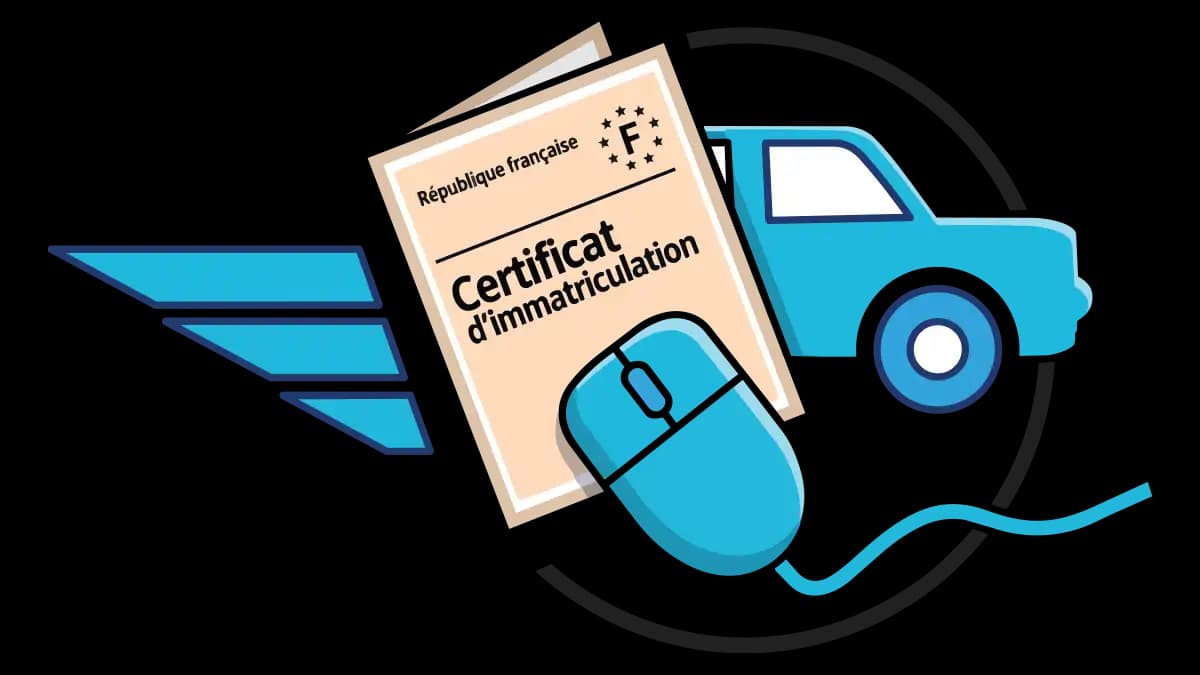 Illustration : immatriculation française d'un véhicule importé de l'étranger